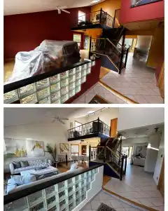 White paint can really open a house up! Here is a recent paint job we completed. #renovation #love #design #interiord...